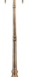 Outdoor High Pole Lamp for Garden Park Triple-Head Column Light