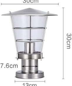 Modern Waterproof Stainless Steel Outdoor Post Lights for Gardens 2