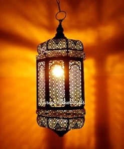 Outdoor Solar Lanterns for Garden Patio Waterproof Metal Decor 2