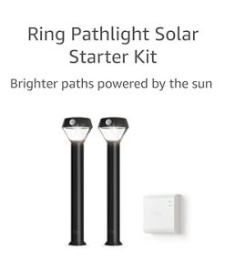 Ring Solar Pathlight Outdoor Motion Sensor Security Light 2 Pack