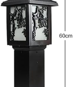 Simplicity Outdoor Post Lights Aluminum Glass for Garden and Patio 2
