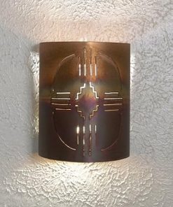 Kohler Solid Copper Wall Sconce Zia Sun 12.75 Inches Indoor Outdoor 2