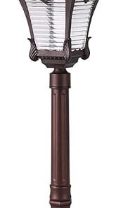 Outdoor Solar Column Headlight Lawn Light for Garden and Patio