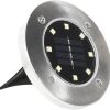 8 Pack Vintage Bronze Solar LED Post Cap Lights for Garden Fence 4