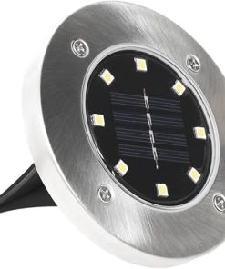 8 Pack Solar Ground Lights LED RGB Color Outdoor Lighting 0.95kg