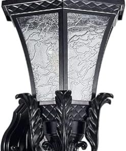 Retro Outdoor Solar LED Wall Sconce Waterproof for Patio and Balcony