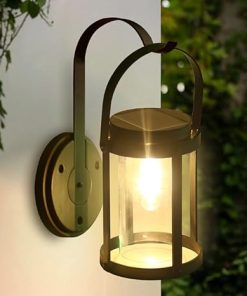 Modern Solar LED Wall Lanterns for Pathway Garden Yard Patio