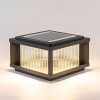 Solar Garden Lights Waterproof Warm White Column Lamp for Pathway