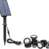 Solar Powered RGB Spotlights Super Bright Outdoor LED Landscape Lamps 4