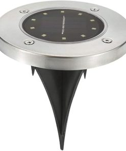 Solar Powered LED Ground Lights Waterproof Outdoor Pathway Lights