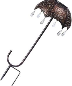 Solar Umbrella Shape Garden Floor Lamp Outdoor Solar Lighting