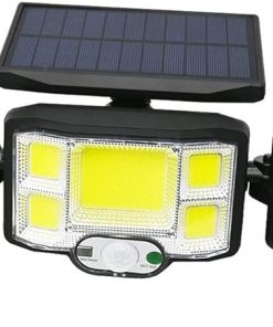 DHAEY 2pcs 5.5V LED Solar Lights with Motion Sensor for Outdoor Use