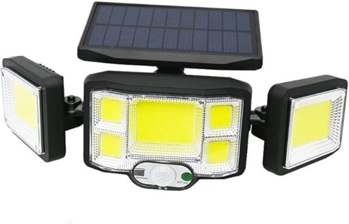 DHAEY 2pcs 5.5V LED Solar Lights with Motion Sensor for Outdoor Use
