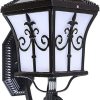 Outdoor Solar Lamp Posts for Courtyard and Porch Lighting Decor 3