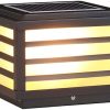 Black Solar Outdoor Lantern for Pathway and Courtyard Decor 3