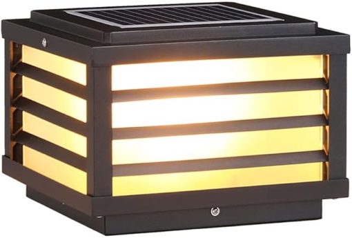 LED Solar Post Cap Light for Outdoor Deck Fence Wooden Posts