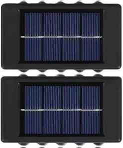 10 LED Solar Wall Lights Waterproof for Outdoor Garden Security Decor
