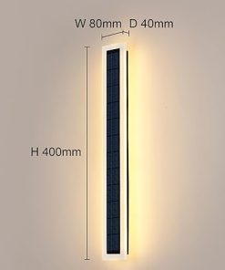 Waterproof Solar Wall Lamp with Remote Control LED Outdoor Light 2