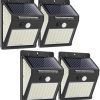 Retro Waterproof Square Wall Lantern Solar Light for Porch and Garage 3