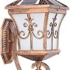 Motion Sensor Solar Lamp LED Lights for Outdoor Use Black 3
