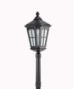 Vintage European Street Light Post Lamp for Outdoor Gardens