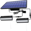 Vintage Solar LED Outdoor Wall Sconces Waterproof Aluminum Lamp 4