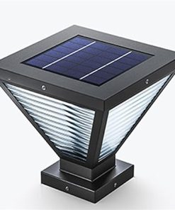 Medieval Style Solar Lamp Post Light with 4 Color Options Outdoor