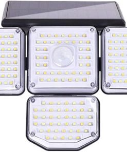MEGHALI Motion Sensor Solar Wall Lights Waterproof LED Outdoor Lighting