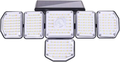 MEGHALI Motion Sensor Solar Wall Lights Waterproof LED Outdoor Lighting