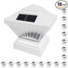 New Solar Wall Lamp 3 Lighting Modes Dusk to Dawn Waterproof 4 Pack 4