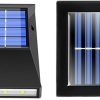 2-Pack Waterproof Solar LED Spotlights for Garden and Pool Lighting