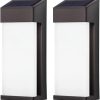 2-Pack Solar Security Lights with 132 LED Outdoor Wall Lamps 3