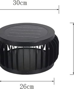 Solar LED Post Lamp Waterproof Outdoor Lighting for Courtyards and Gardens 2