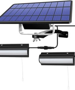 Balacoo Waterproof LED Porch Light Pull String Outdoor Wall Light