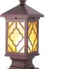 Outdoor Victorian Solar Lamp Post Light IP65 Waterproof Antique Design 3