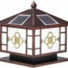 Outdoor Solar Post Cap Lights for Gardens and Courtyards Waterproof 4