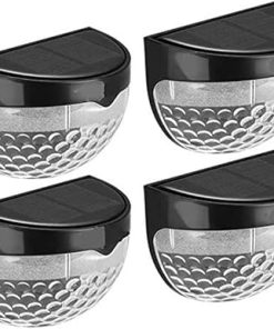 Solar LED Outdoor Wall Lights for Garden and Patio Waterproof Lamps