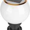 Modern Waterproof LED Solar Post Lights for Yard and Pathway
