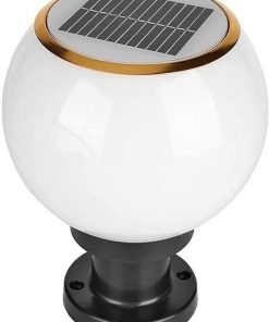 Modern Waterproof LED Solar Post Lights for Yard and Pathway