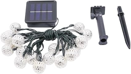 Moroccan Ball LED Solar Fairy Lights for Outdoor Garden Decoration Moroccan Ball LED Solar Fairy Lights for Outdoor Garden Decoration