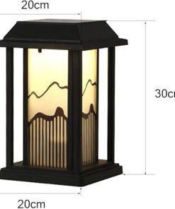 Chinese Style Outdoor Post Light IP65 Waterproof Garden Lantern 2
