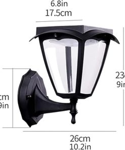 Solar LED Wall Light for Outdoor Use in Gardens and Parks 2