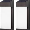 Modern Solar Post Lights Weatherproof LED Column Light for Garden 4