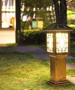 Outdoor Solar LED Lamp Post Lights for Rustic Bronze Patios 2