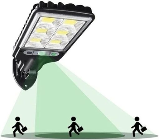 Solar Outdoor Wall Lamp Waterproof Motion Sensor Porch Lighting - Image 2