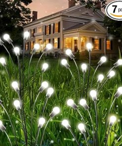 OZS 8Pack 64LED Solar Lights for Garden Patio Outdoor Decoration