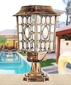 Solar LED Pillar Light Waterproof for Garden Outdoor Landscape Decor 2
