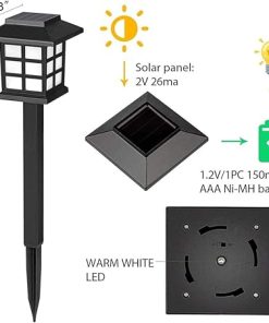 Led Solar Pathway Lights Waterproof for Garden Yard Patio Lighting 2