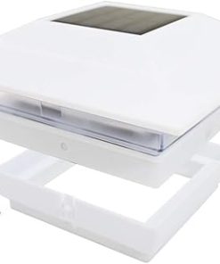 12 Pack White Solar LED Post Cap Lights for Garden and Deck 2