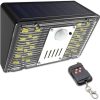 Waterproof Solar Strobe Siren Alarm Light with Remote Motion Sensor